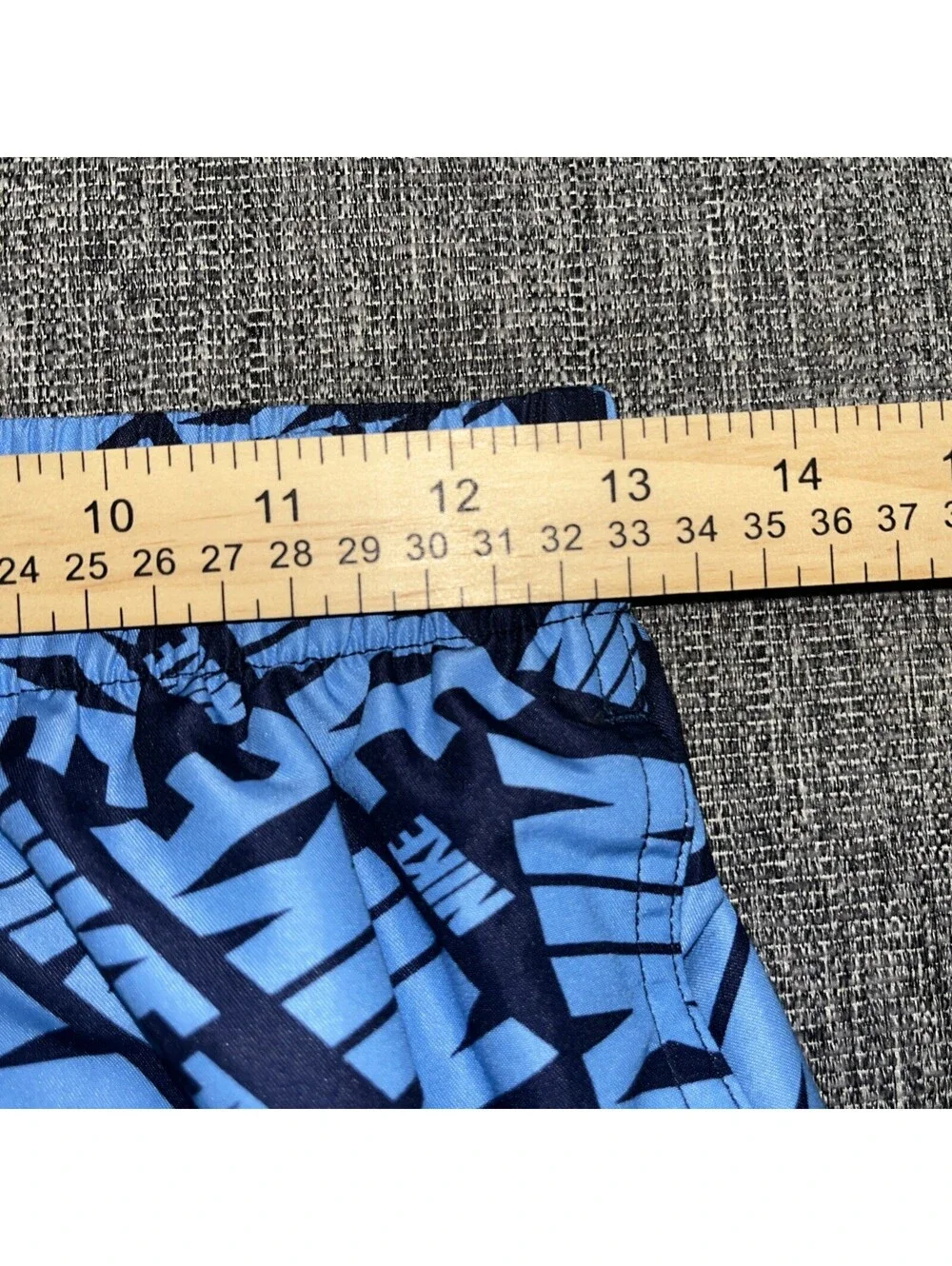 Nike Swim Boys XL Tossed Block 7” Volley Shorts NESSE812-438 Blue/Navy/White New